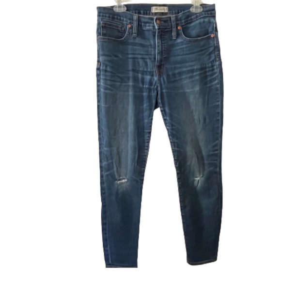 MADEWELL 9" high rise skinny jeans sz 30